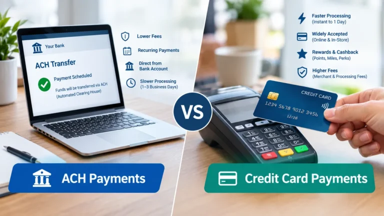 ACH Payments vs. Credit Card Payments